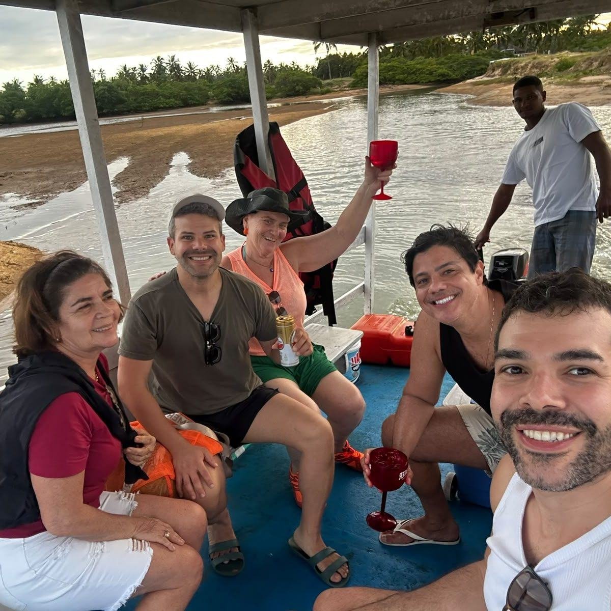 Encontro do rio com o mar